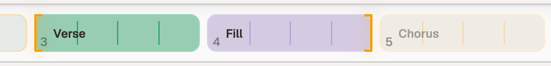 Bracket any span of bars