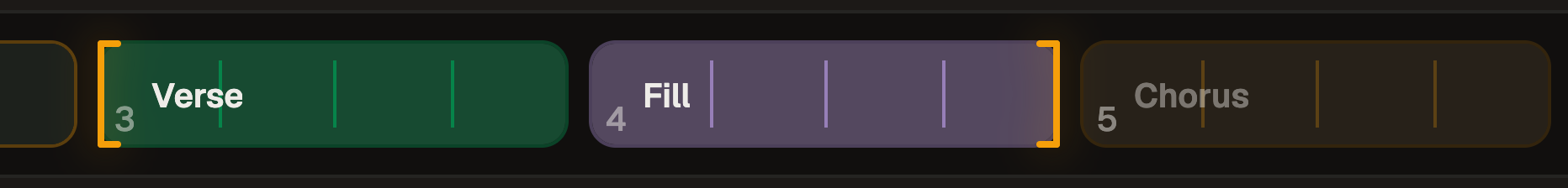 Bracket any span of bars